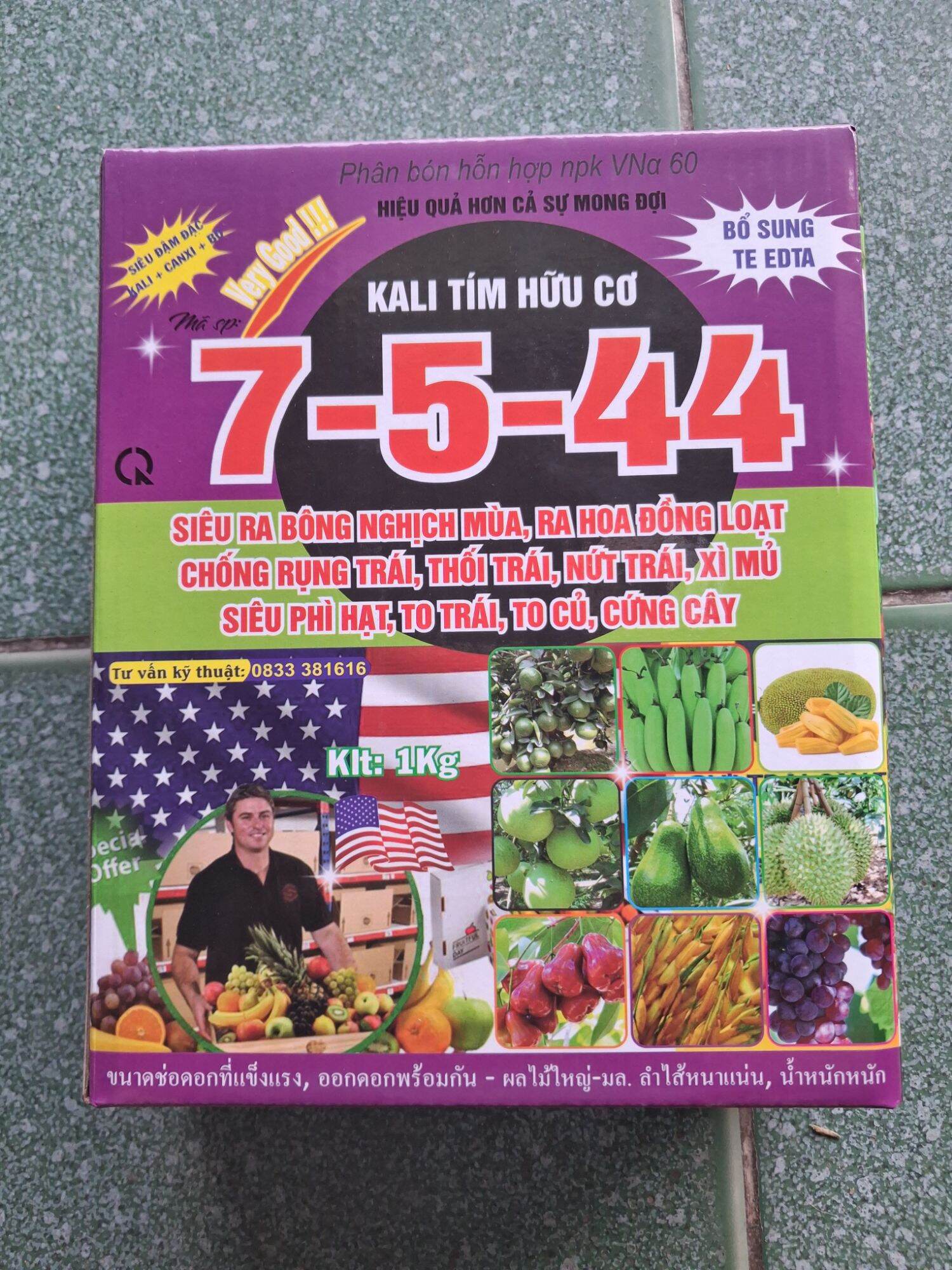 Phân bón lá 7-5-44 1kg