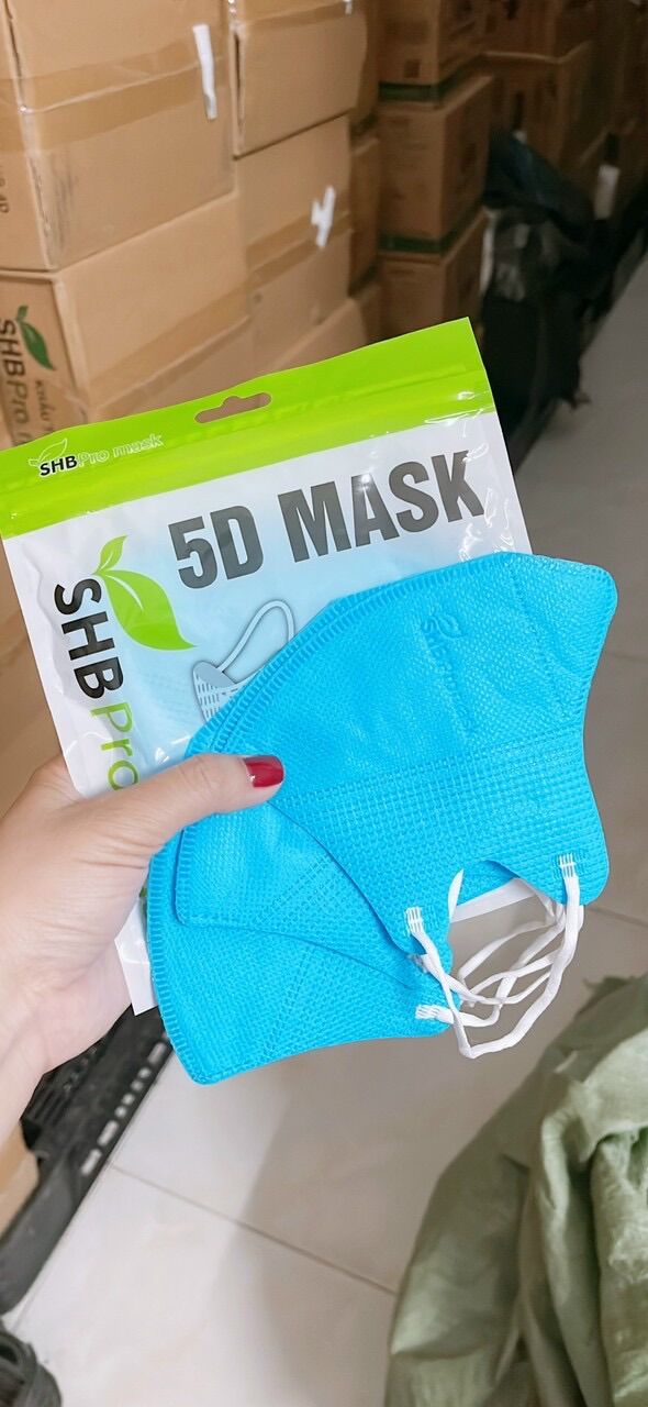 Khẩu trang 5D thùng 100 cái