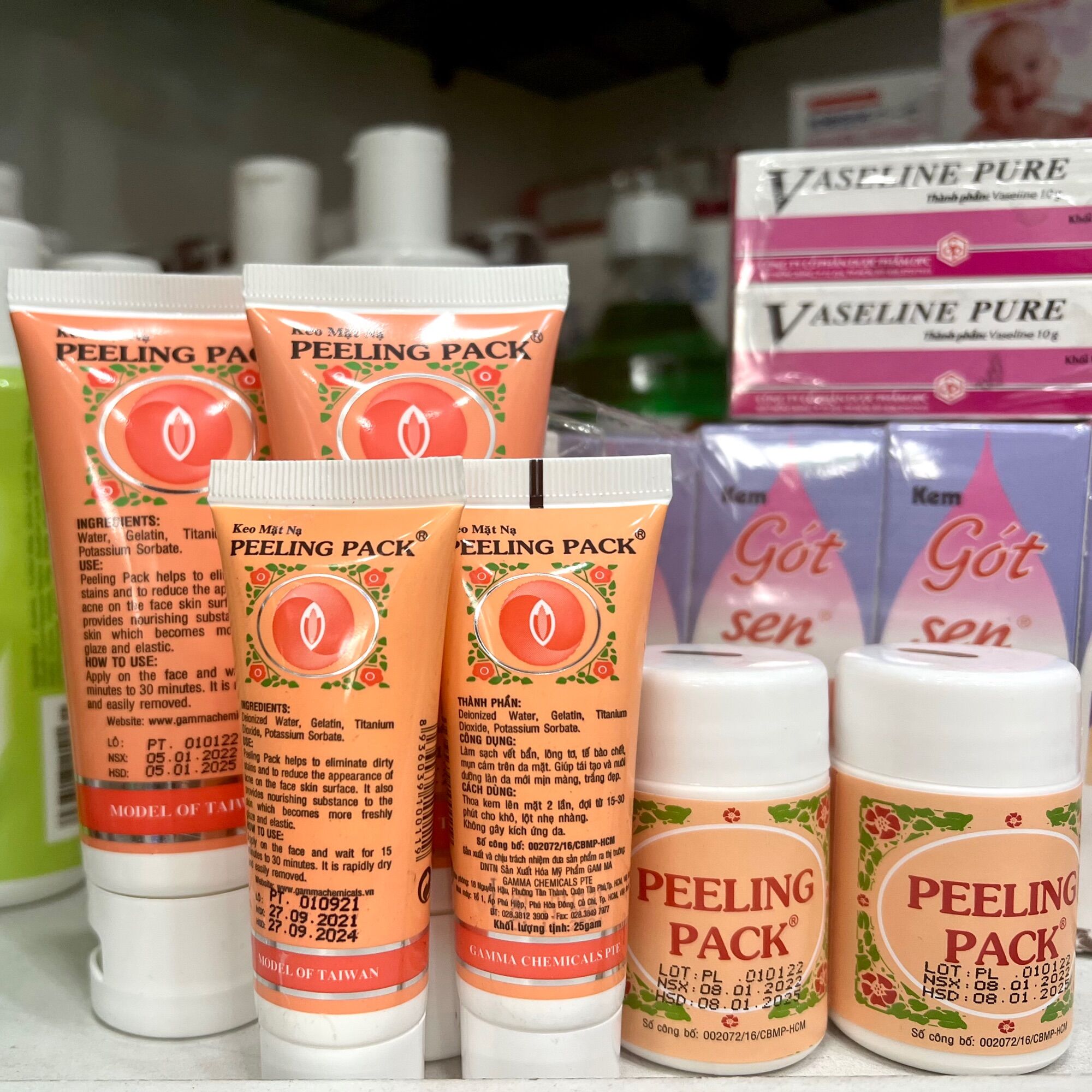 Gel Lột Mụn / Keo Mặt Nạ Peeling Pack Chính Hãng Gamma Chemicals