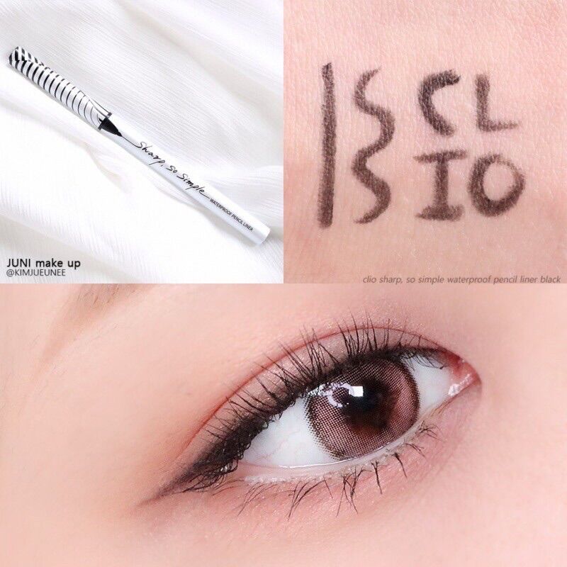 chì kẻ viền mắt Clio Sharp So Simple Waterproof Pencil Liner
