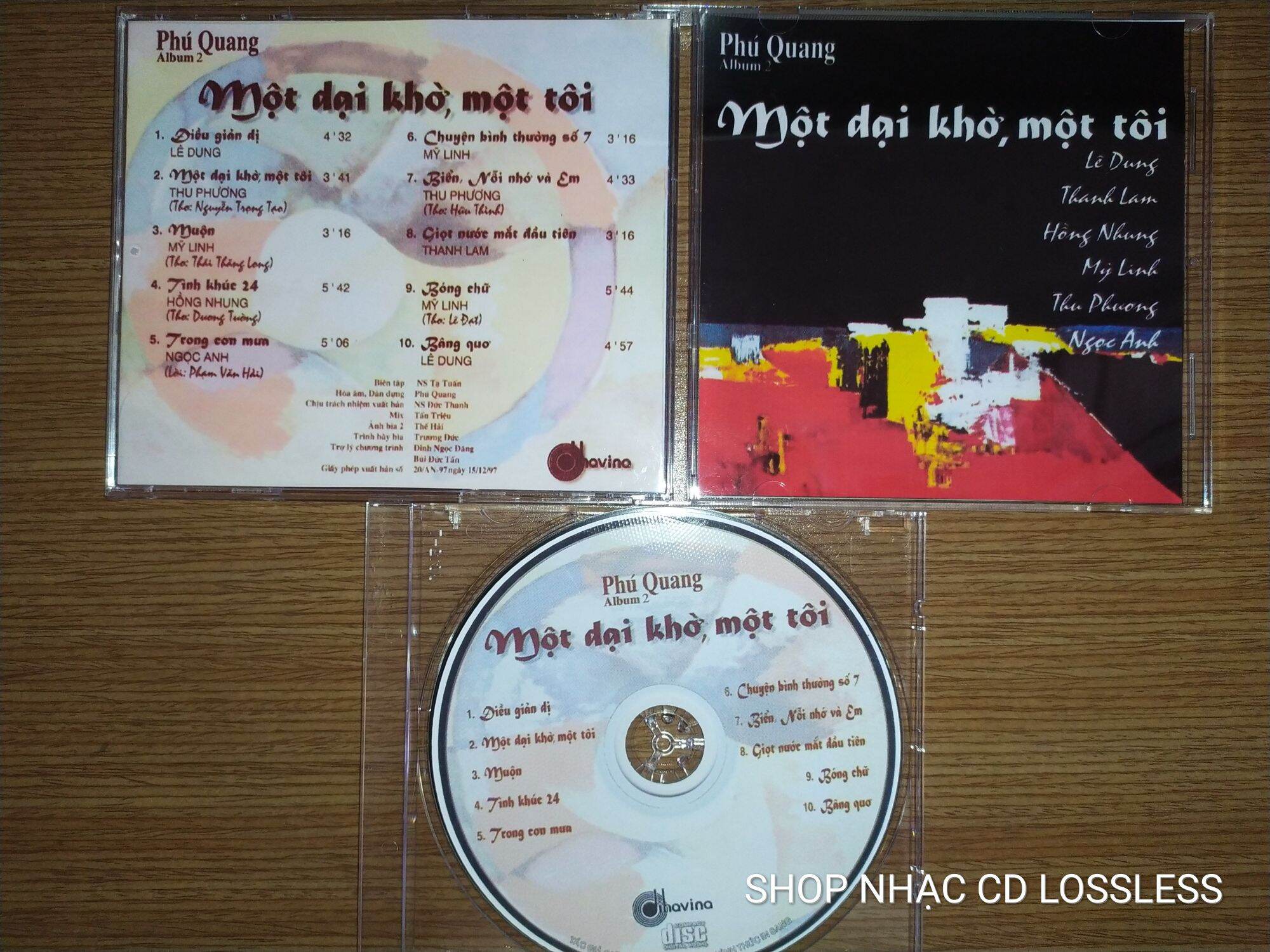 Bộ 7CD Nhạc phẩm Phú Quang