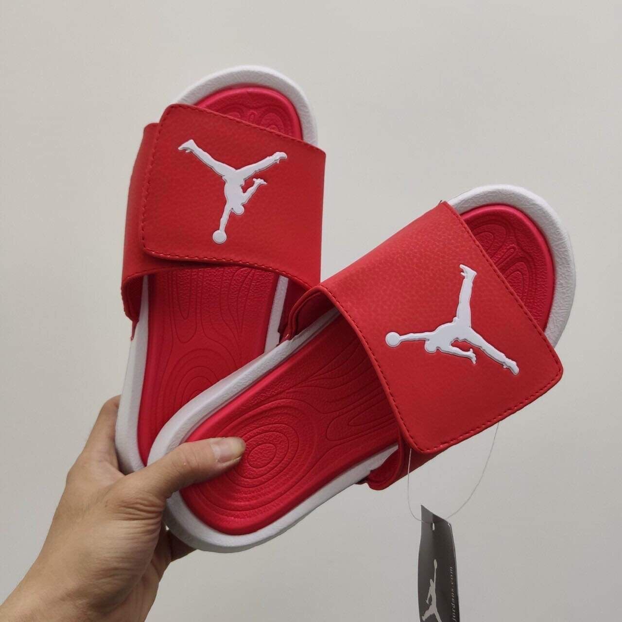 [HCM][Lẻ Giá Sỉ] Dép Jordan đỏ khai xuân