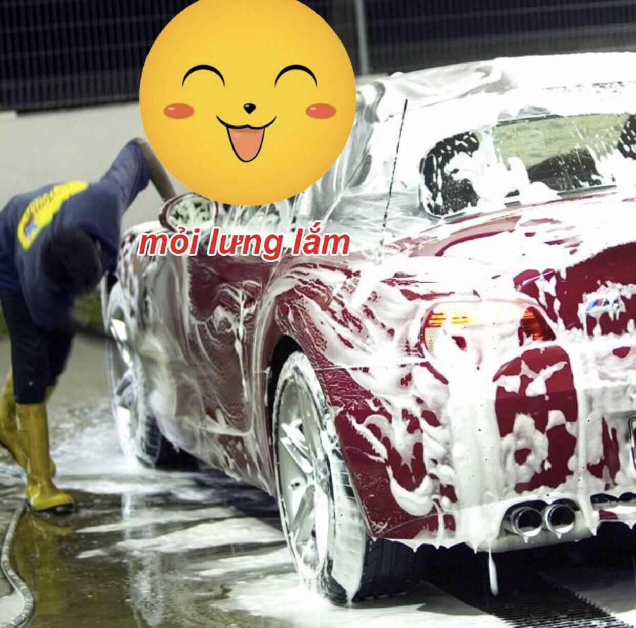 Bột Rửa Xe Không Chạm