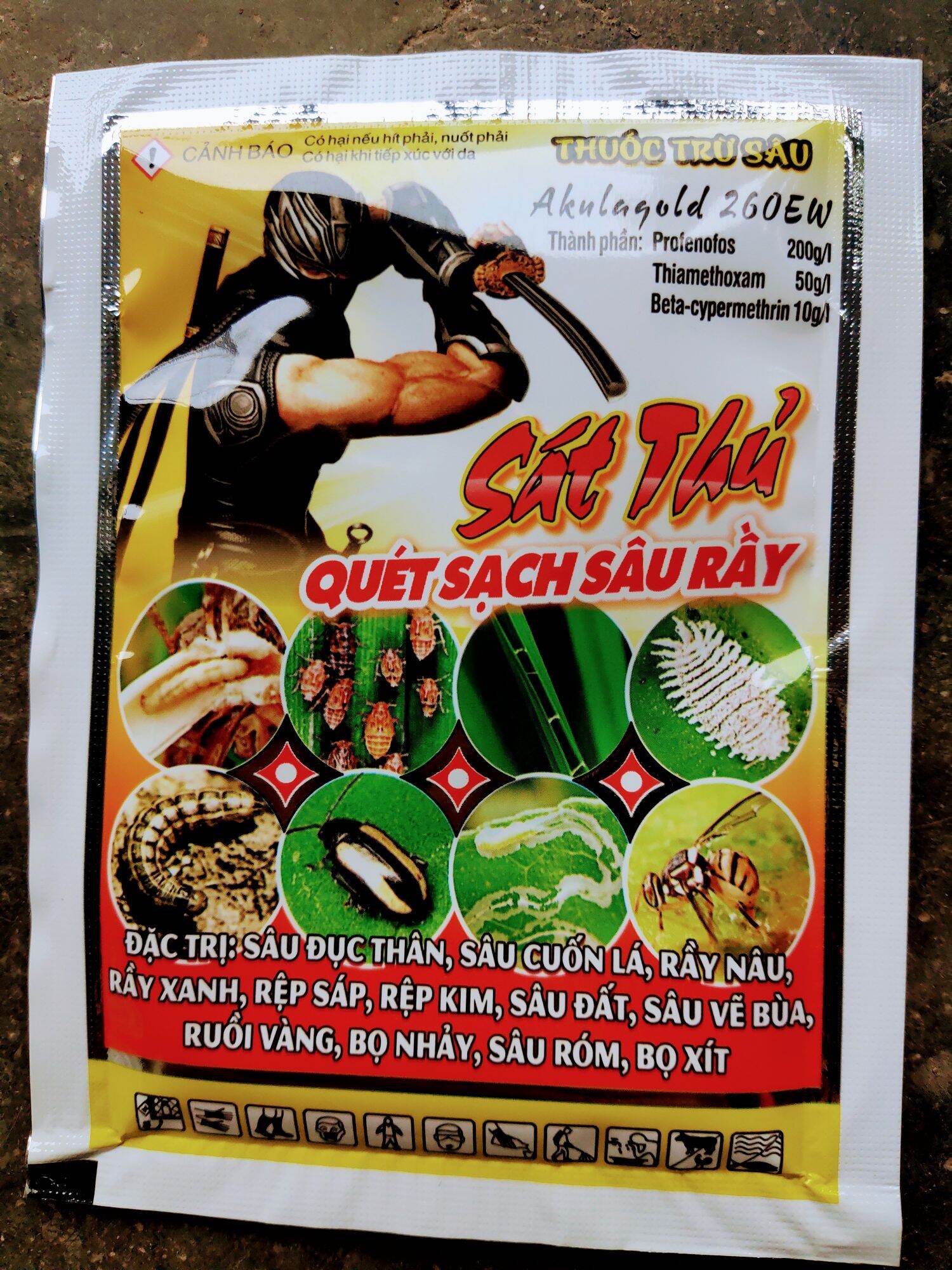 Chế phẩm trừ bọ nhảy hại rau họ cải