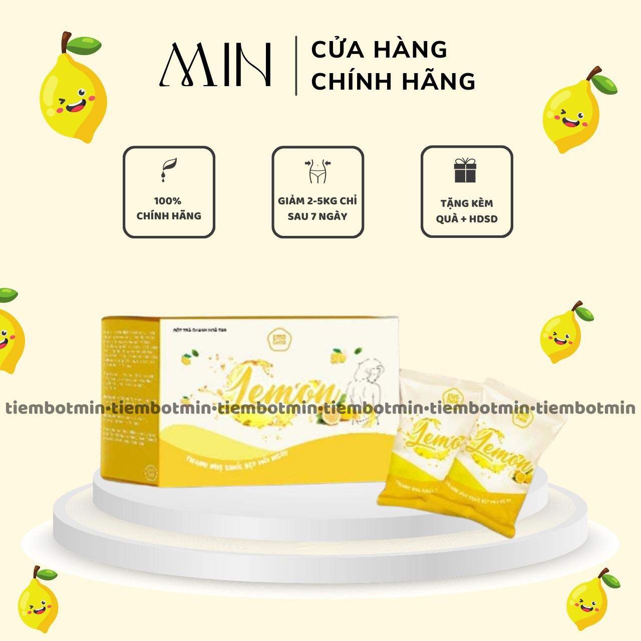 Emoslim Giảm Cân Cấp Tốc Vị Chanh Chính Hãng/ Kèm quà tặng/ Giảm Cân Nhanh