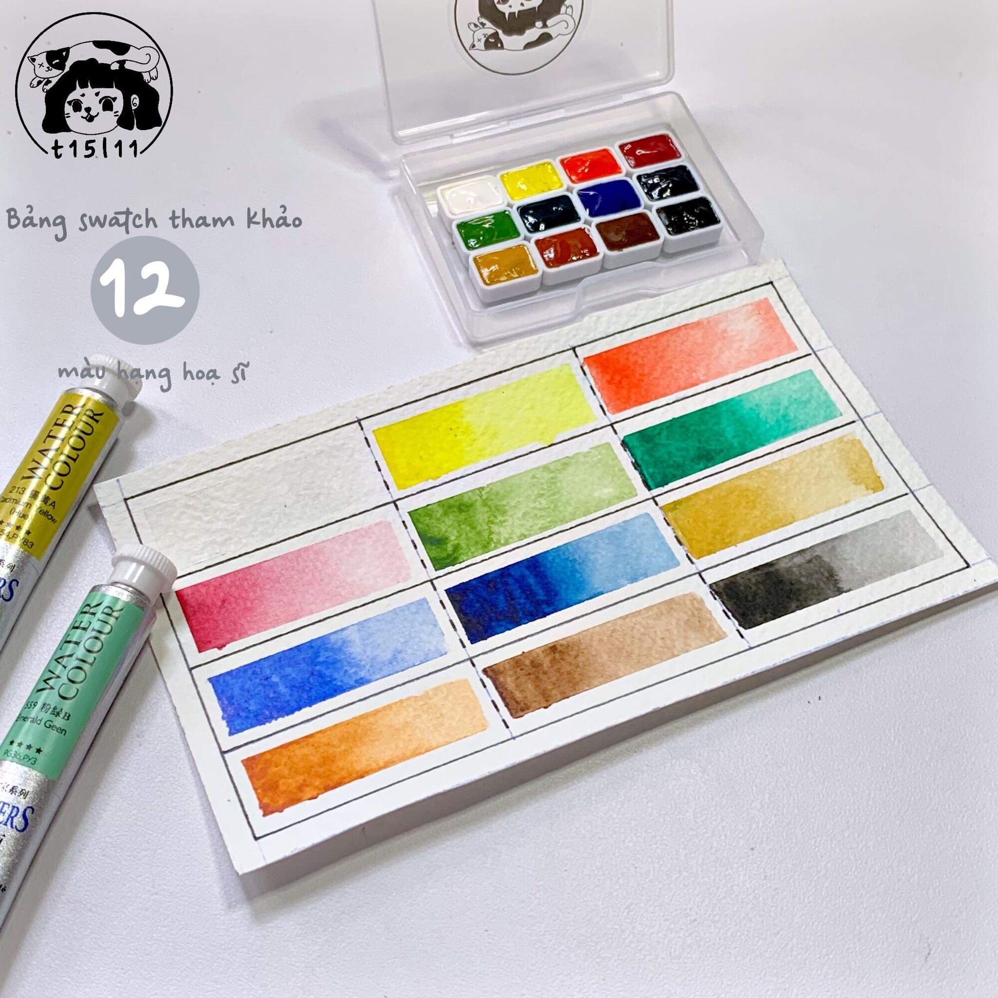 [t15l11] Marie's Master hạng hoạ sĩ 12/24 Pocket 0.6ml