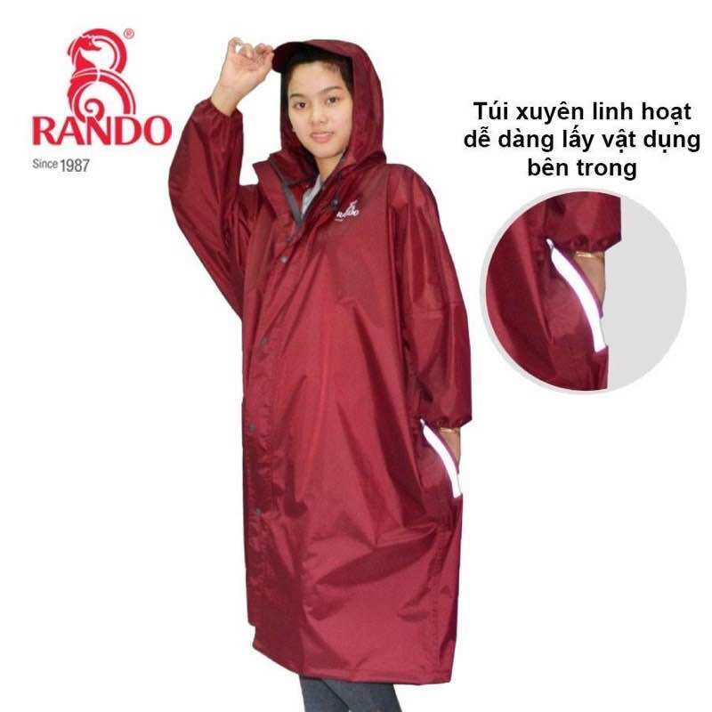 [HCM]ÁO MƯA DÂY KÉO CAO CẤP RANDO CHÍNH HÃNG  ( sỉ ib)