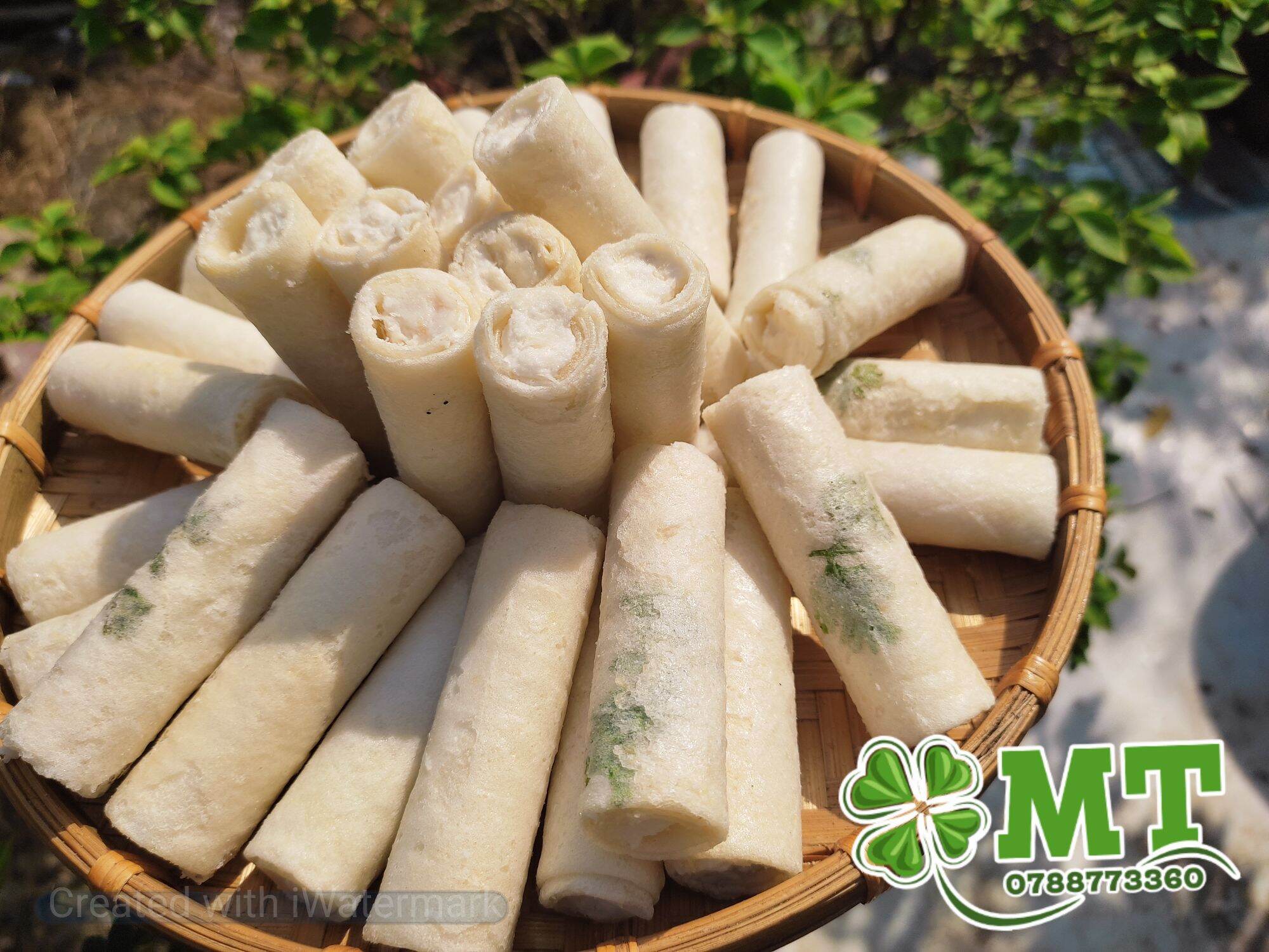 Bánh ống ngò nhân kem vani 1kg