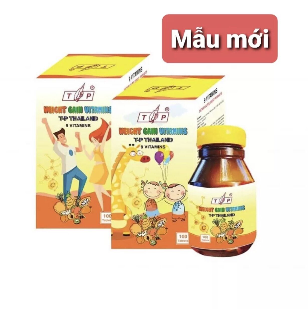 Giá sỉ 5 hộp vitamin tăng cân TP Thái lan chính hãng 100 viên