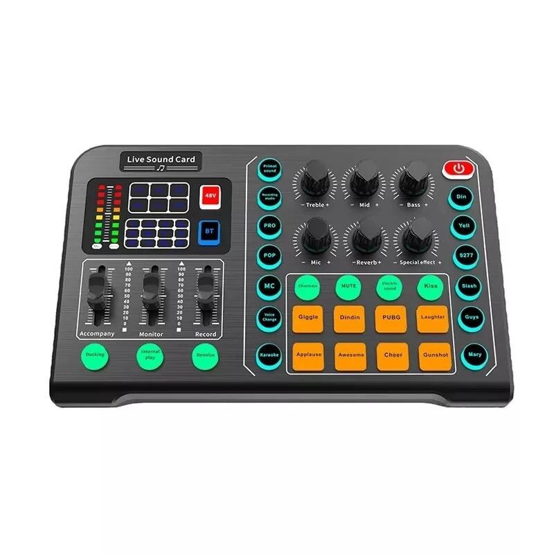 M6 Professional Live Sound Card Giảm Tiếng Ồn Bảng Trộn Âm Thanh Bảng Trộn Đèn Hiệu Ứng Dj Equipment Ce Chứng Nhận