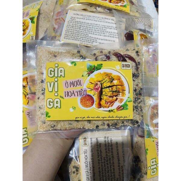 Gia Vị Gà Ủ Muối Hoa Tiêu Chuẩn Vị set ủ 3 con gà