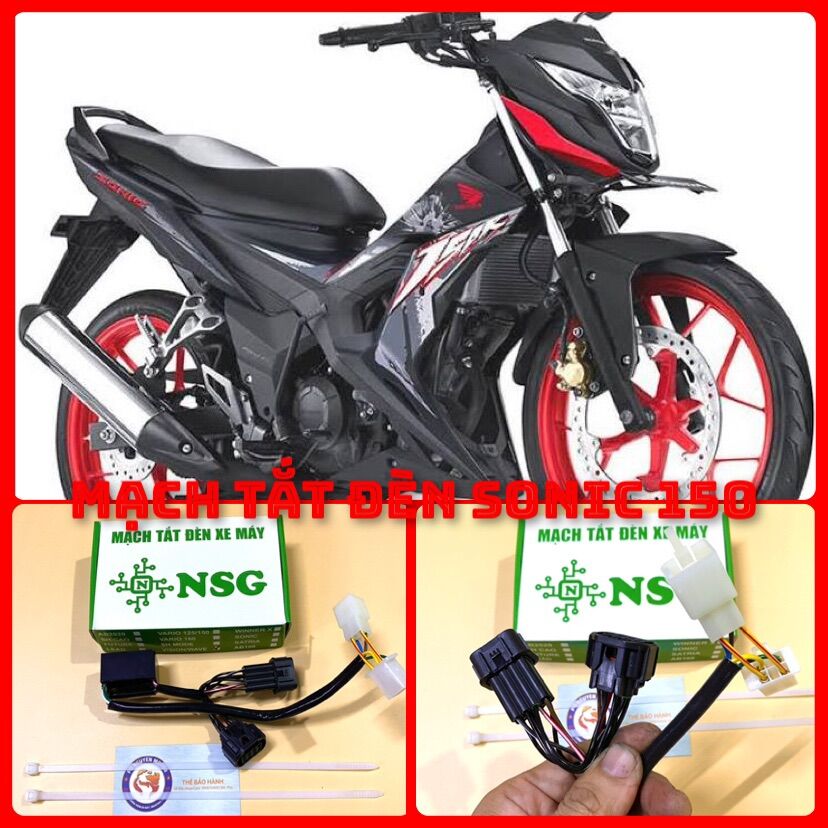 [HCM]MẠCH TẮT MỞ ĐÈN HONDA SONIC 150  (SỬ DỤNG NÚT ĐỀ ĐỂ KHIỂN))