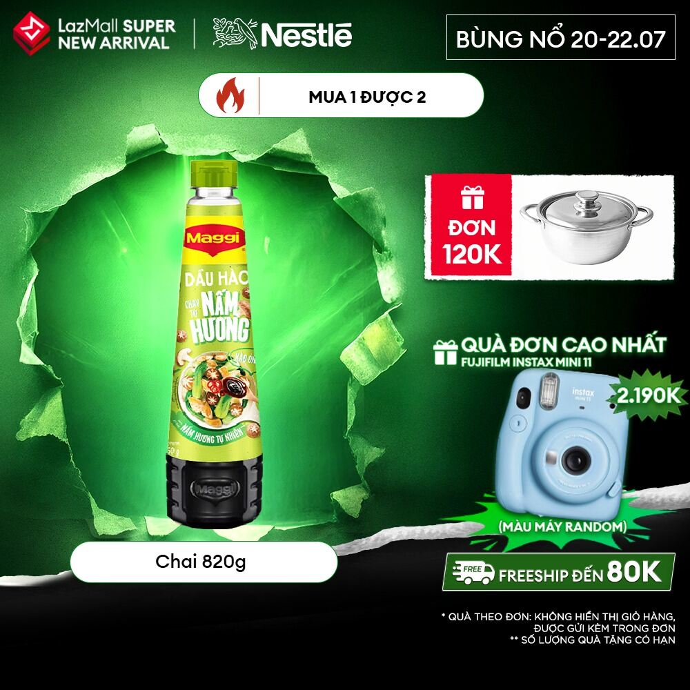 [FREESHIP TOÀN QUỐC] Dầu Hào MAGGI® Nấm Hương chai 820g
