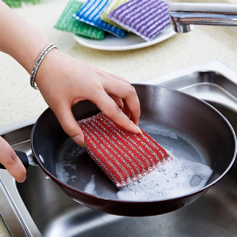 Miếng rửa chén chà xoong nồi tạo bọt