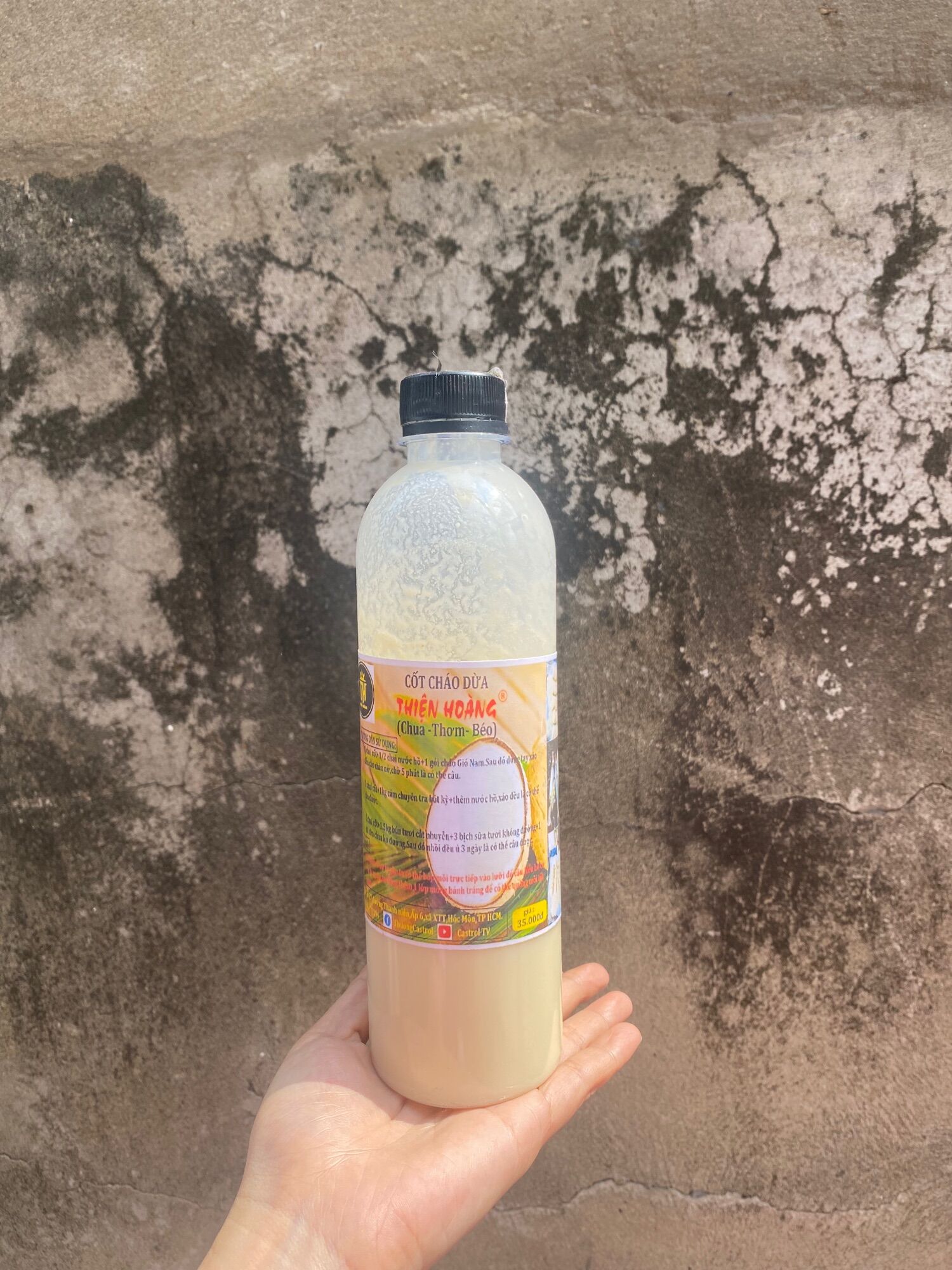 Cốt cháo dừa ủ thiện hoàng chuyên cá tra bể