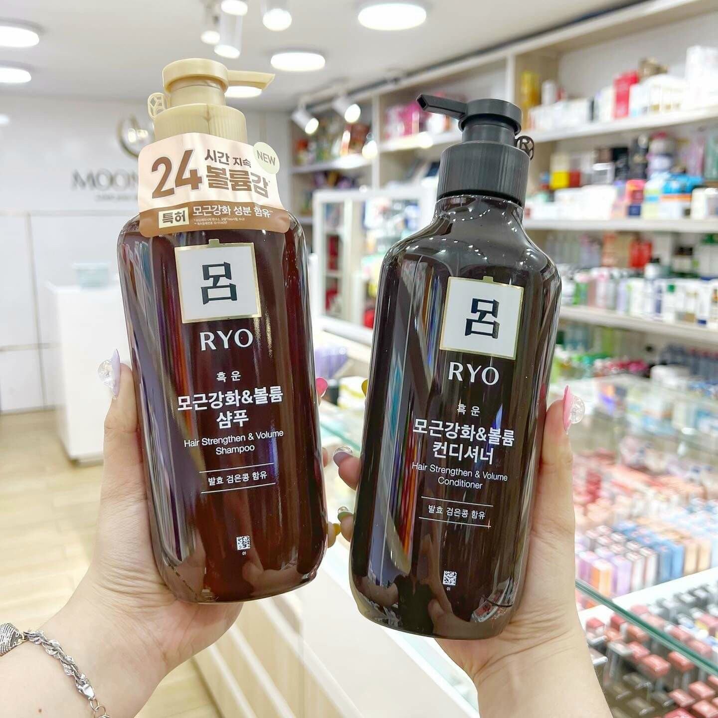 Cặp DẦU GỘI - DẦU XẢ RYO HÀN QUỐC
