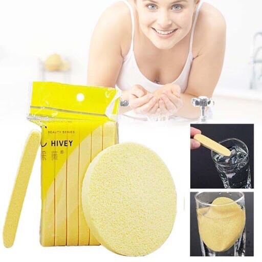 Bông nở rửa mặt Chivey Nhật Bản
