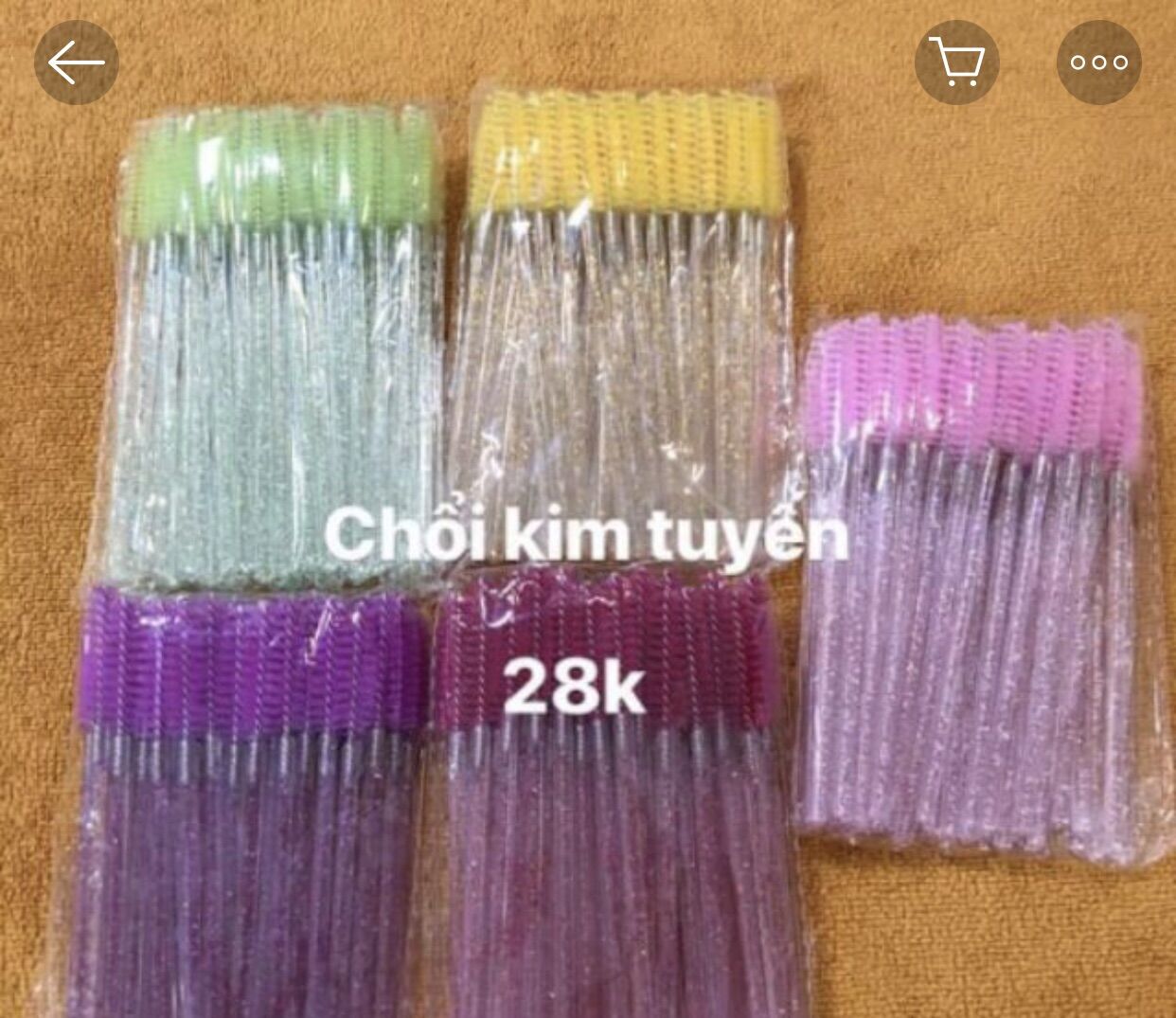 Chải mi kim tuyến