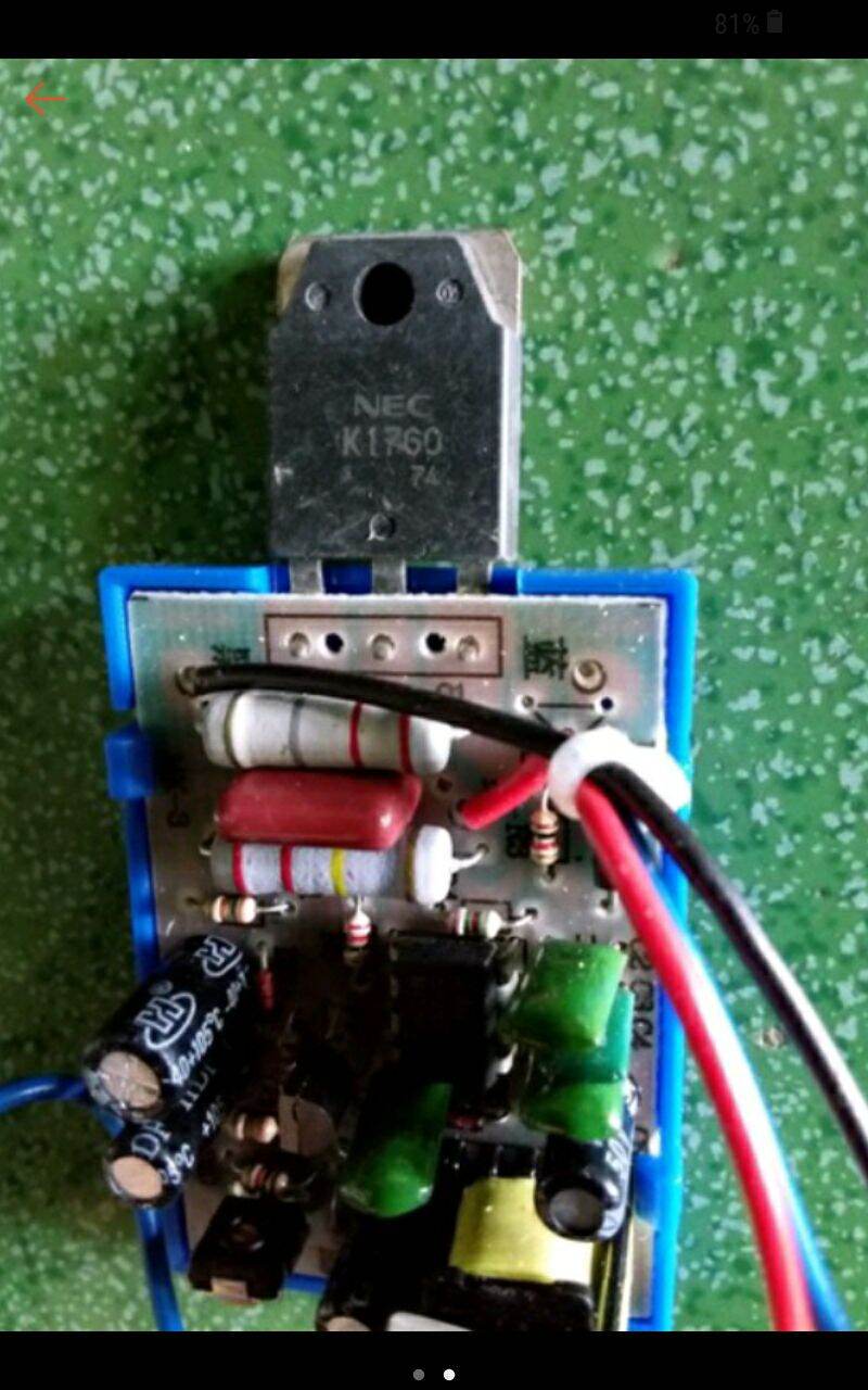 Linh kiện tivi 1 bo nguồn 3 dây