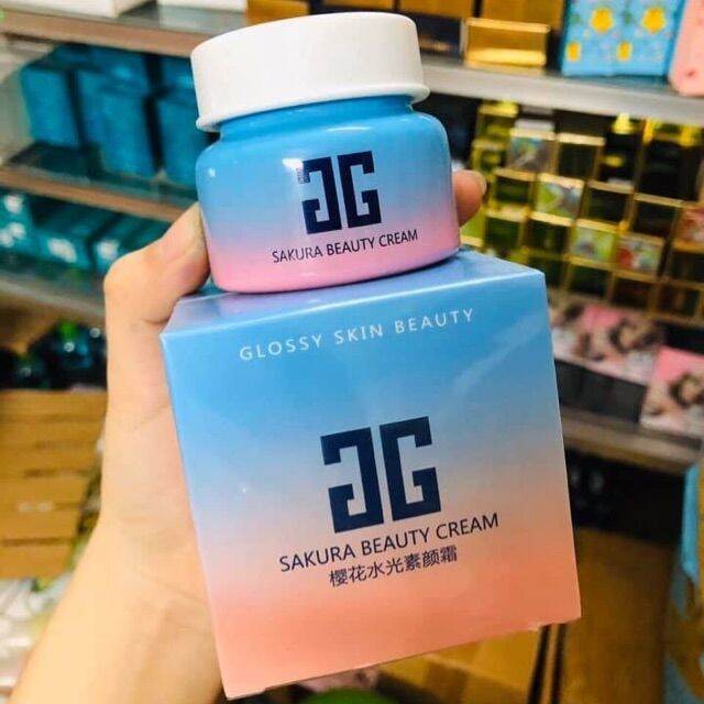 Kem Trắng Da Mờ Nám Hoa Anh Đào Sakura Beauty Cream (Siêu Thị Sv)