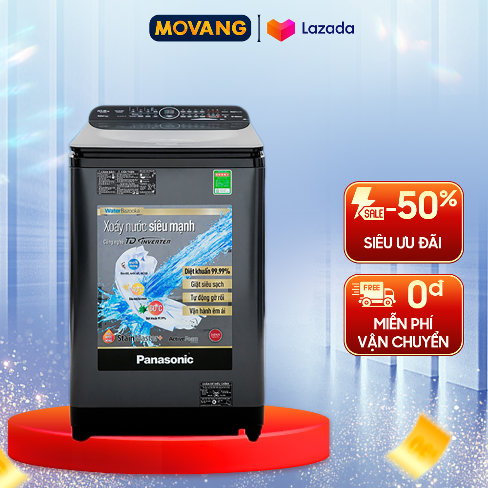- máy giặt panasonic inverter 10.5 kg na-fd10vr1bv mẫu