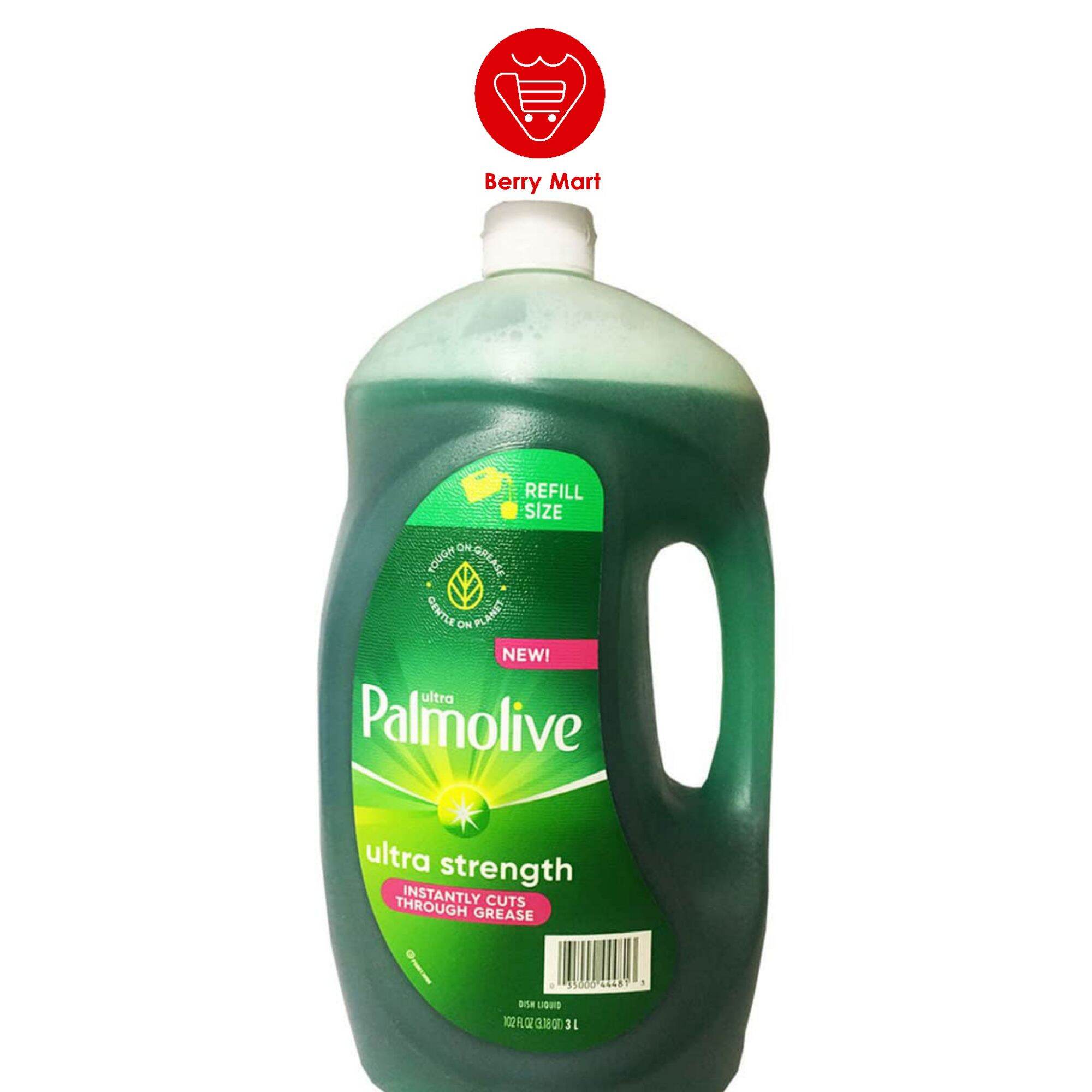 Nước rửa chén Palmolive Utra Strength 3l Nước Rửa chén chính hãng từ Mỹ với các thành phần làm từ tự nhiên, sản phẩm cũng không có tác hại cho da tay của bản, bảo vệ tay người sử dụng Berry Mart BR187 thumbnail