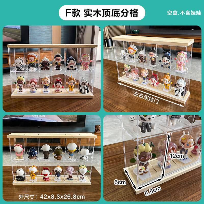 Popmart Bubble Box Blind Box Box Box Box Acrylic P605 Skull Panda Ngày Mai