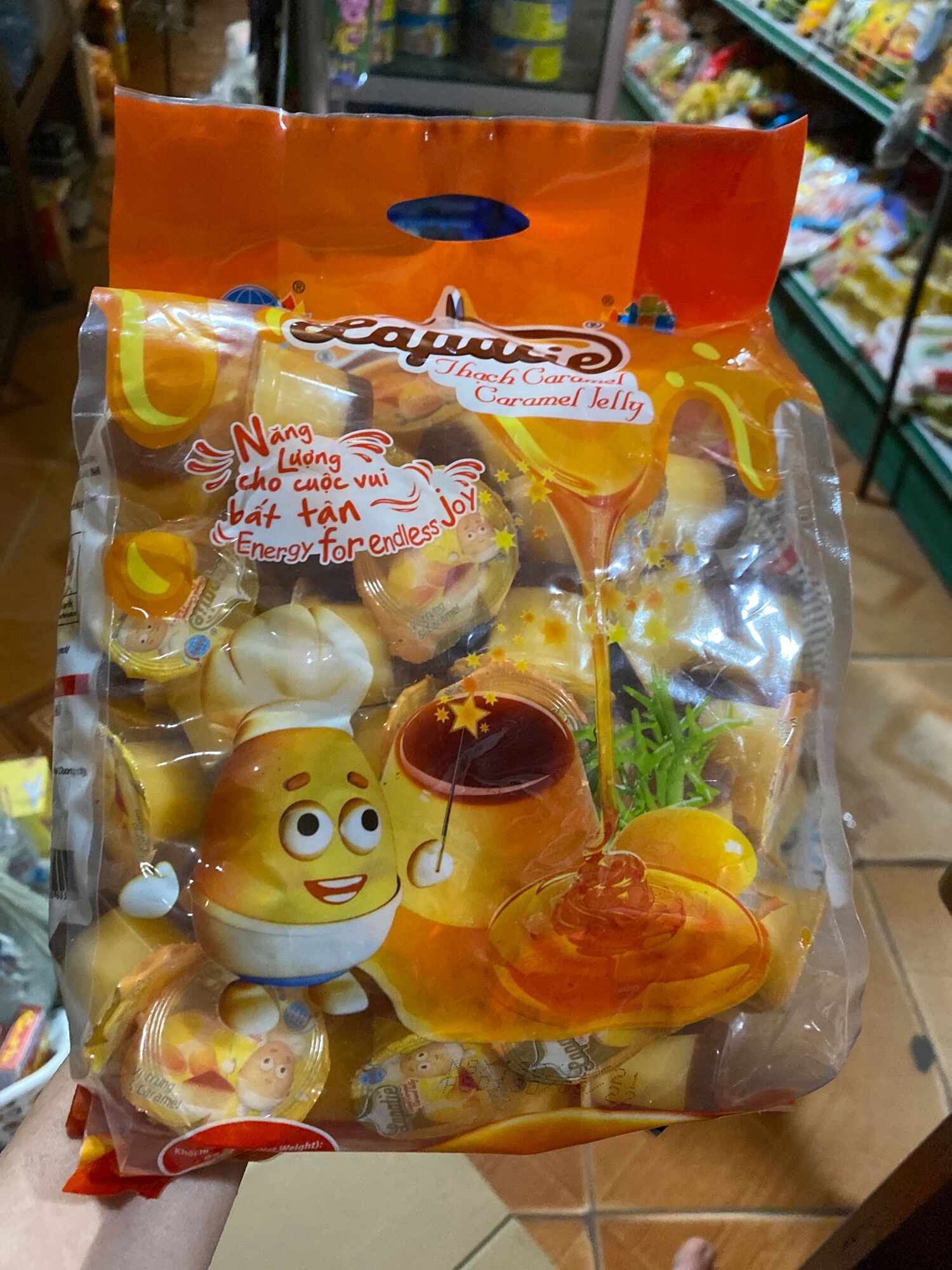 Thạch caramen long hải túi 1 kg