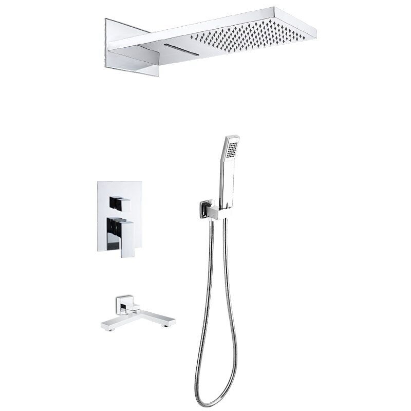 Sen cây vuông âm tường cao cấp. Chất liệu đồng cao cấp bảo hành 5 năm.
