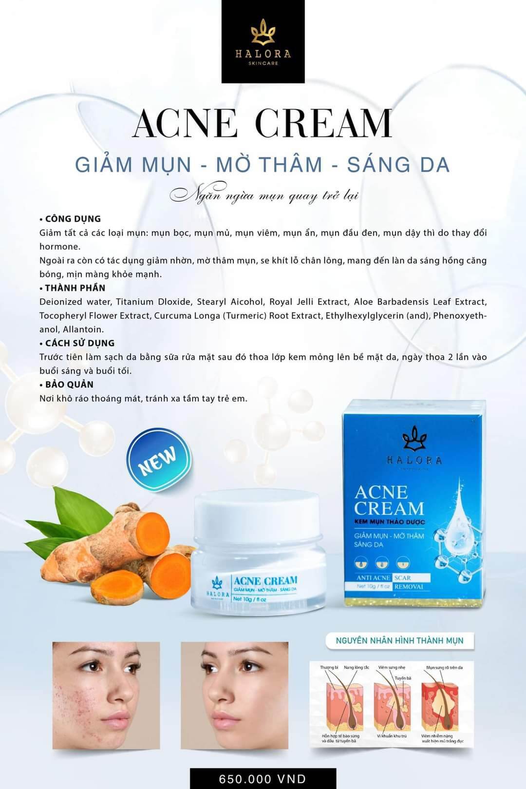 [HCM] Kem Mụn Halora