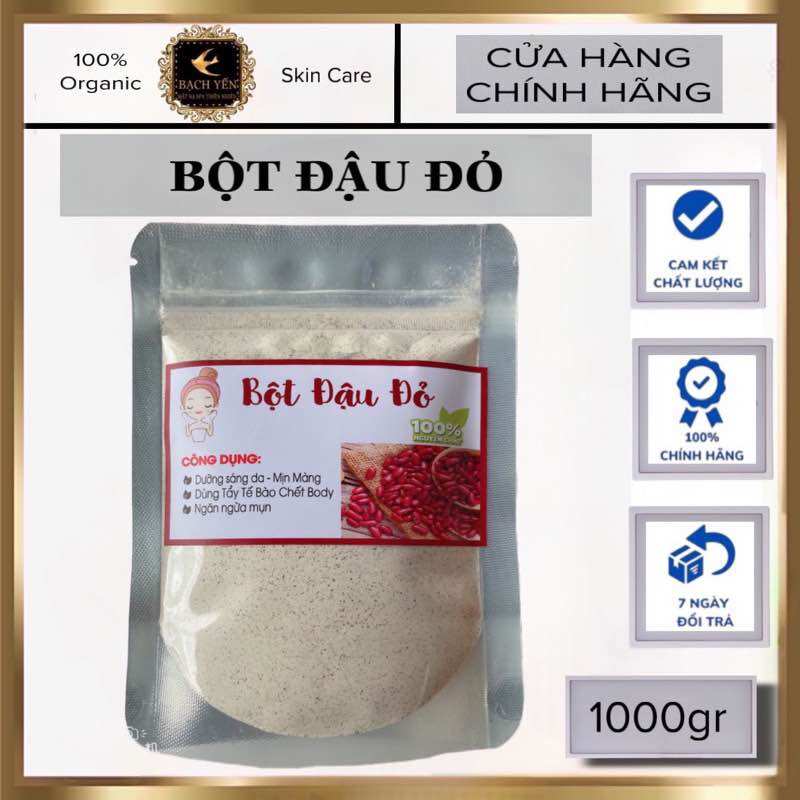 Bột Đậu Đỏ Túi 1kg - Hàng chuyên dùng cho spa