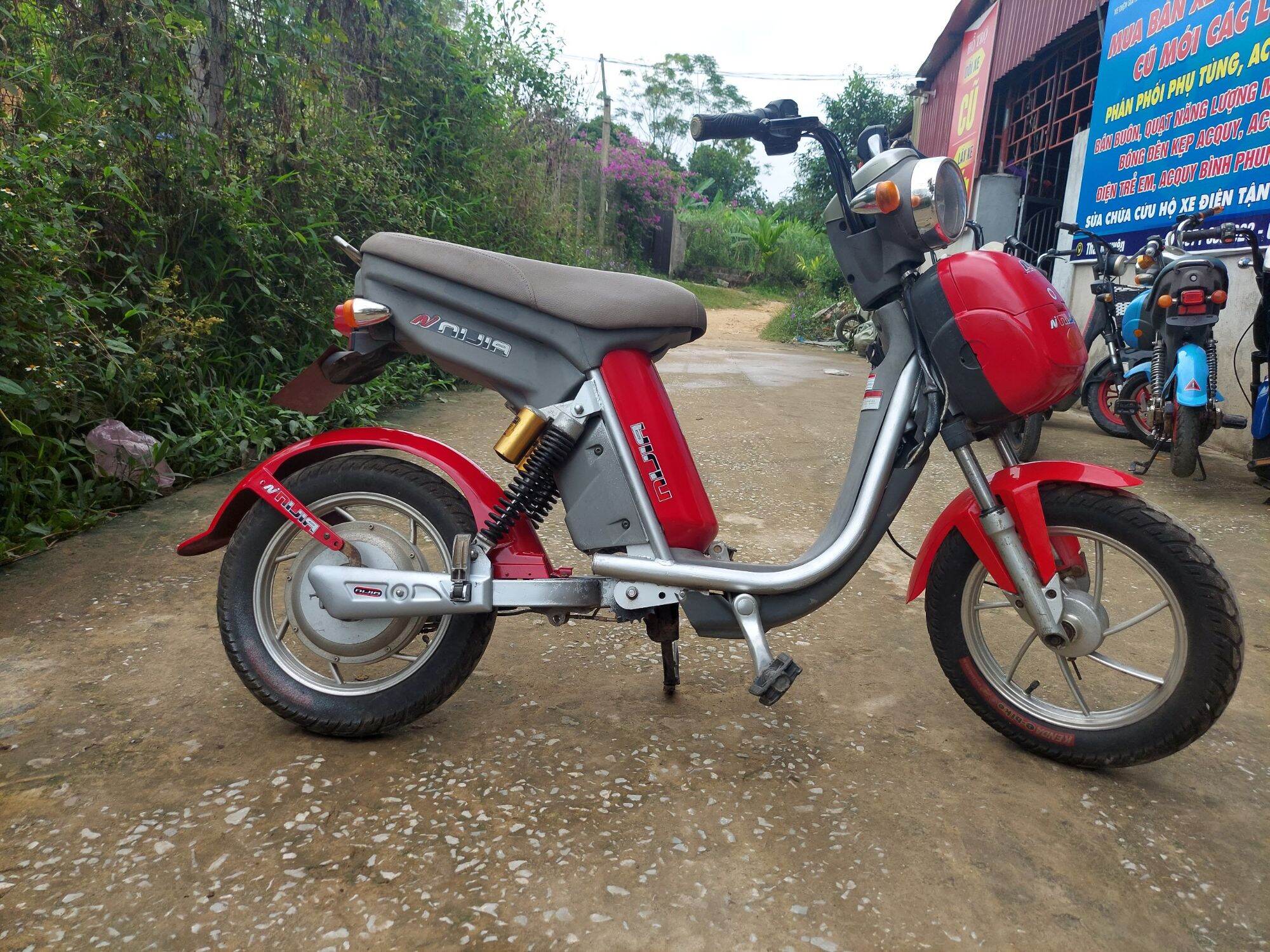 xe điện cũ Ninja nhập khẩu còn dùng tốt ship hàng toàn quốc đầy đủ bình ắc