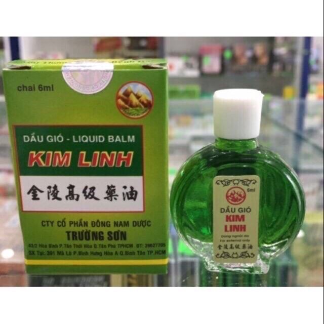 Dầu gió kim linh ( chai 6ml)