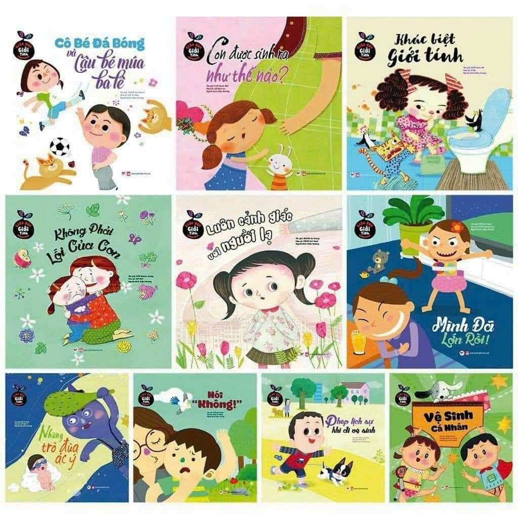 10 sách giáo dục giới tính cho bé