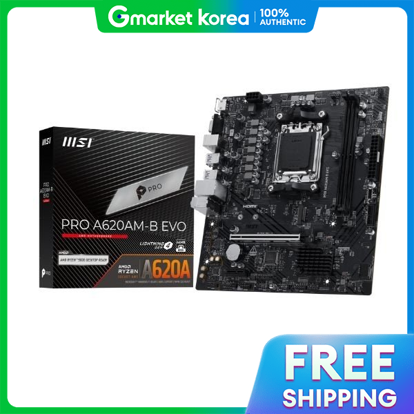 MSI | Msi Pro A620Am-B Evo Giá 2,189,250 Đồng*Miễn phí vận chuyển