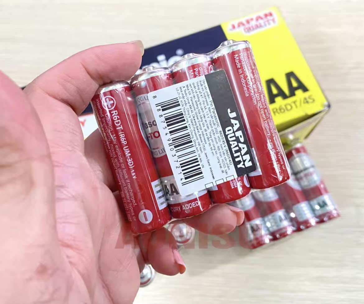 Pin AA Panasonic - Hàng nhập khẩu Chính hãng 100%