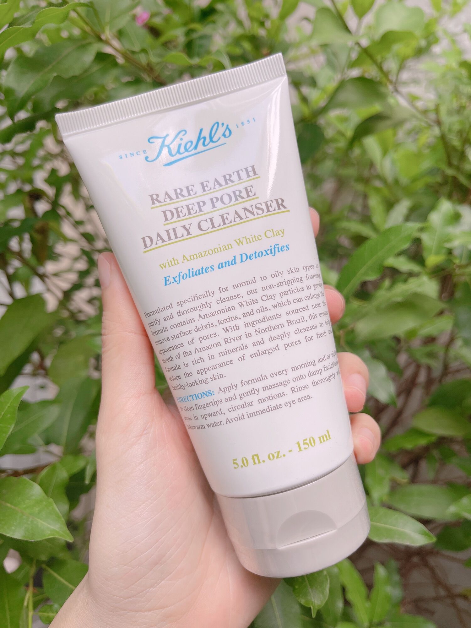 | auth mỹ | sữa rửa mặt đất sét kiehl’s rare earth pore deep pore daily cleanser 150ml của mỹ.