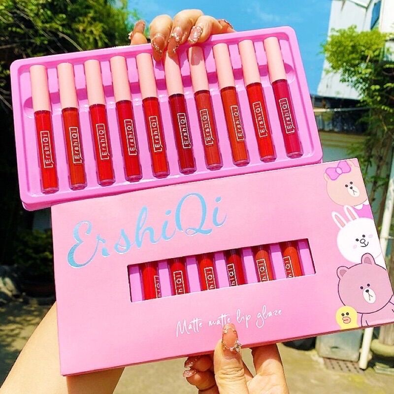 Set 10 cây son Ershiqi