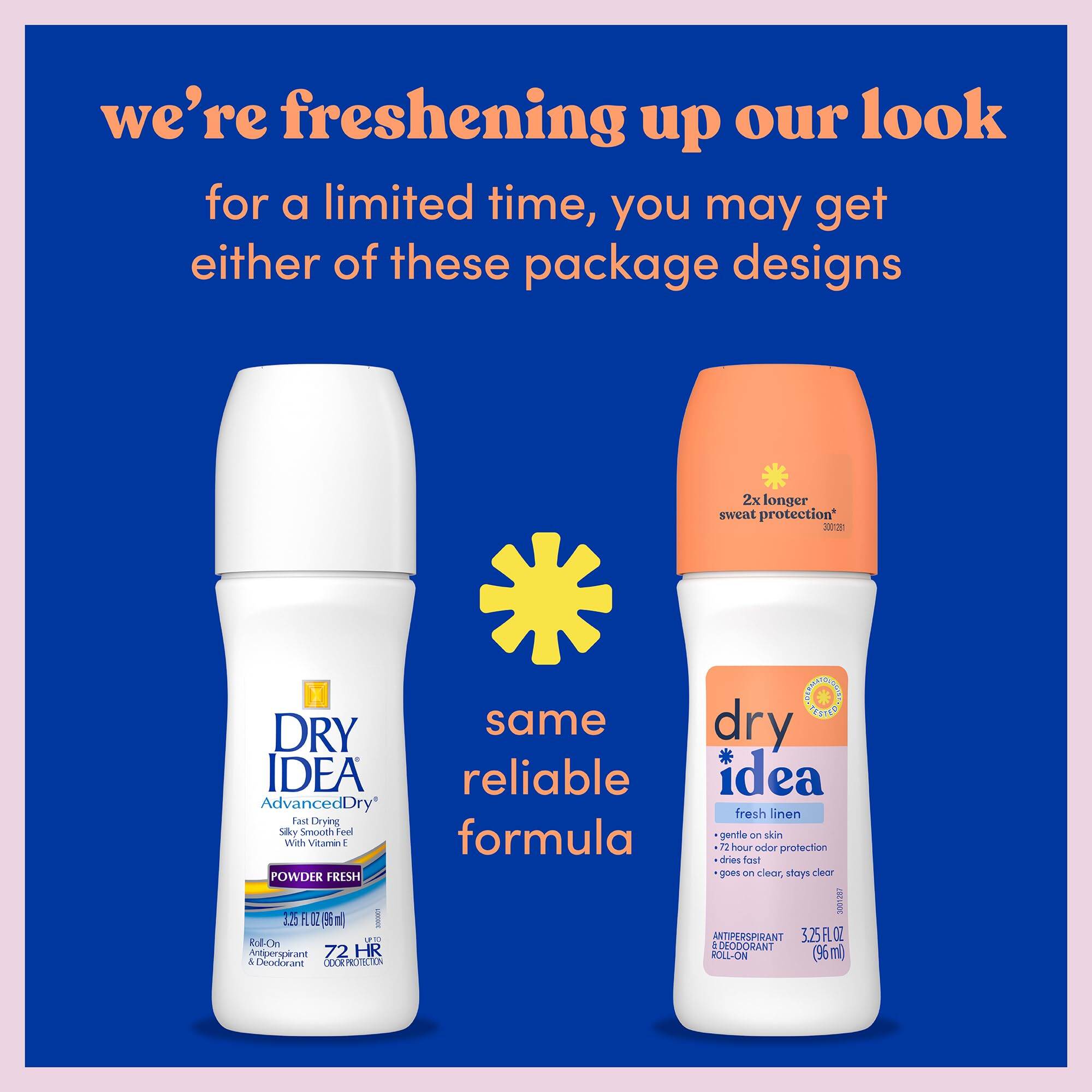 Lăn khử mùi dry idea unscented - hàng canada
