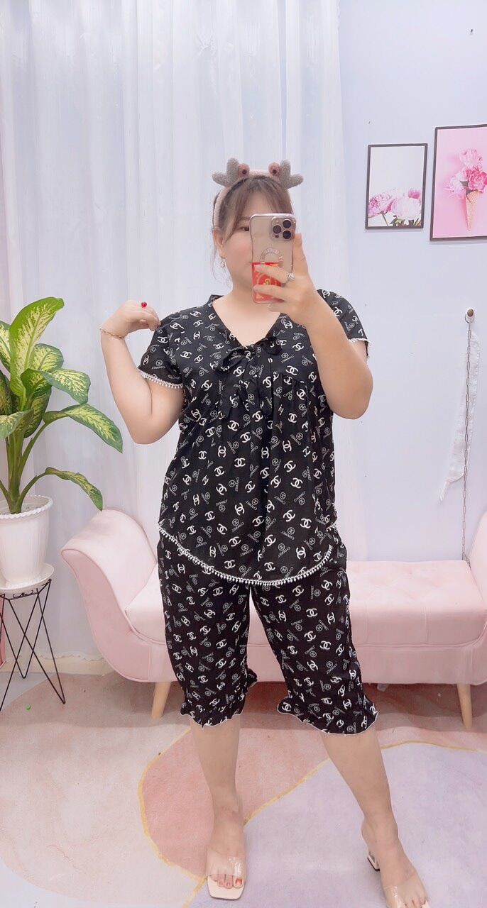 BỘ LỮNG MẶC NHÀ CHẤT LỤA BIGSIZE Nữ 68kg đến 95kg