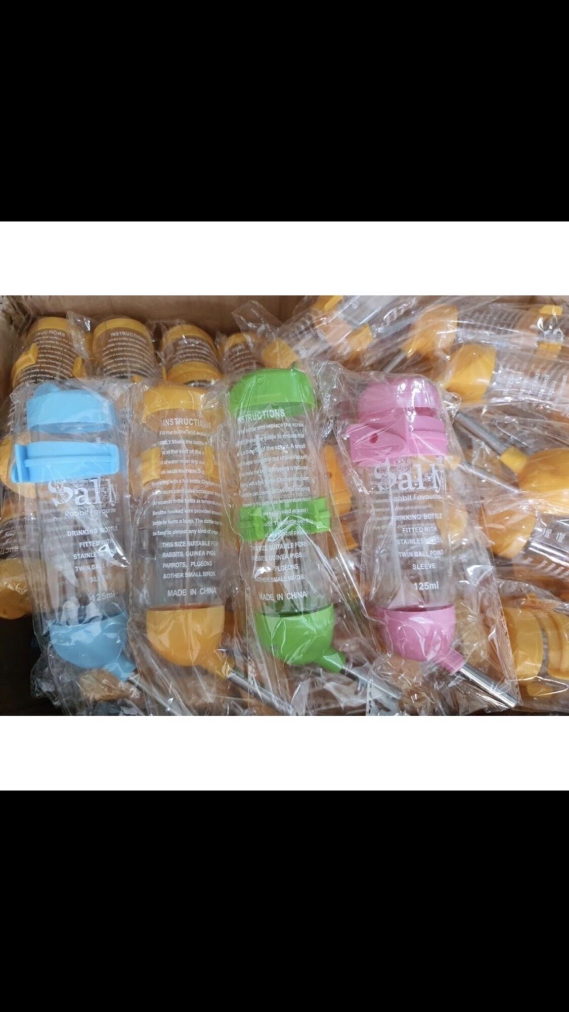 Bình nước 125ml cho hamster, nhím, sóc…