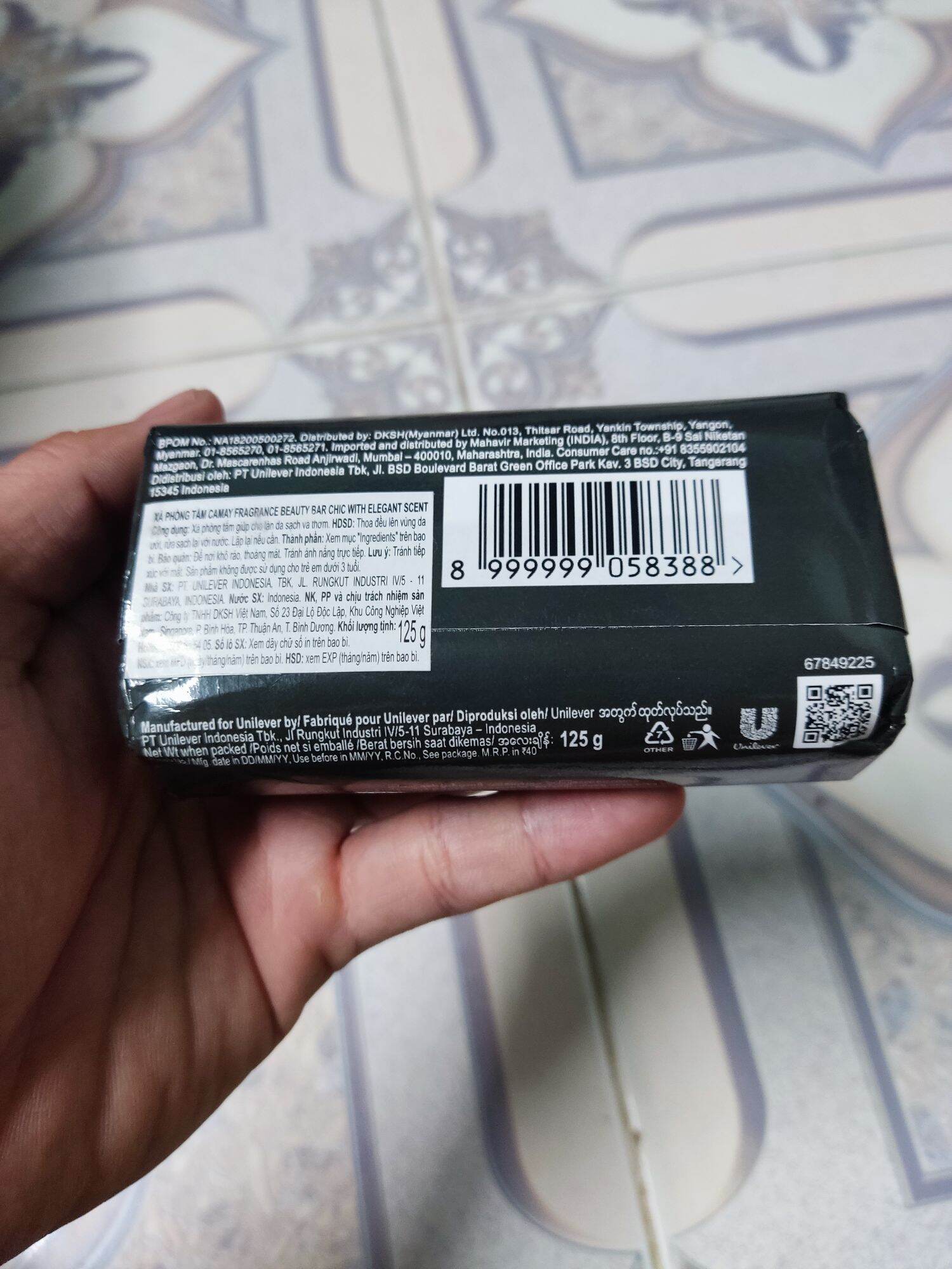 [ Free Ship ] ComBo 5 Xà Bông Nước Hoa Camay Chic 125g