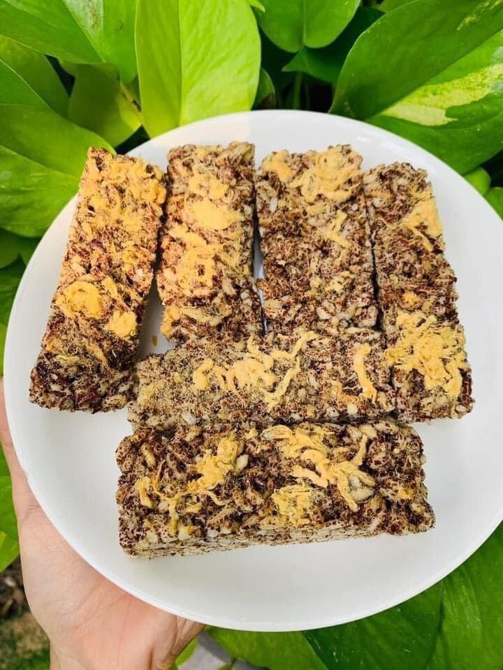 Thanh gạo lứt chà bông túi 500gr