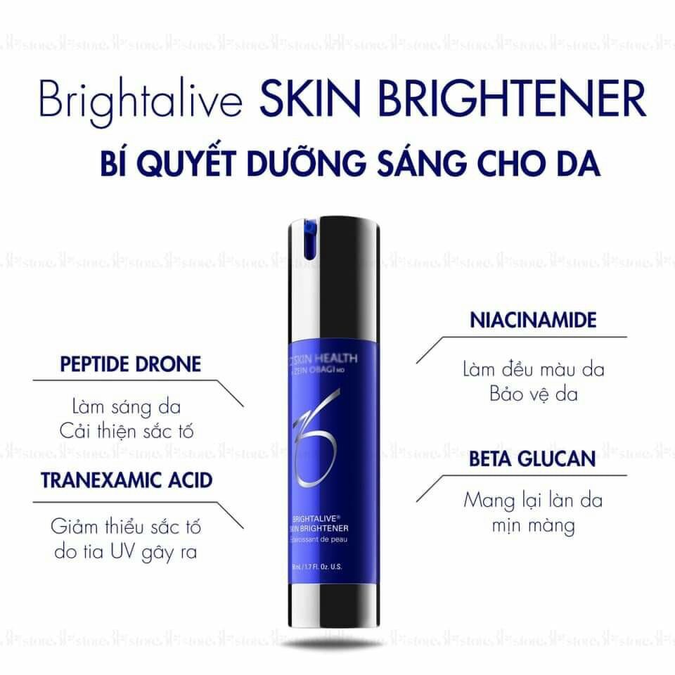 Kem dưỡng trắng da Zo Brightalive- 50ml