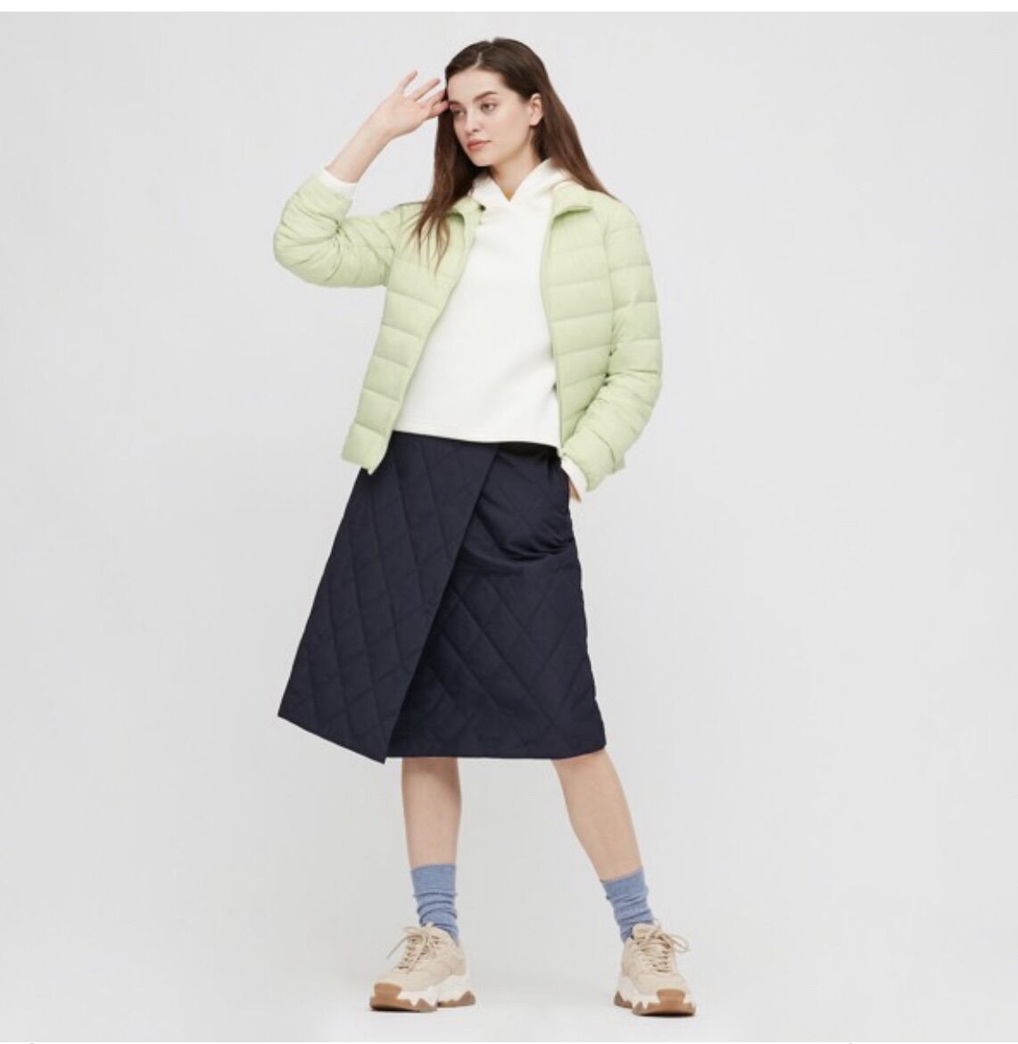 Áo khoác lông vũ nữ Uniqlo