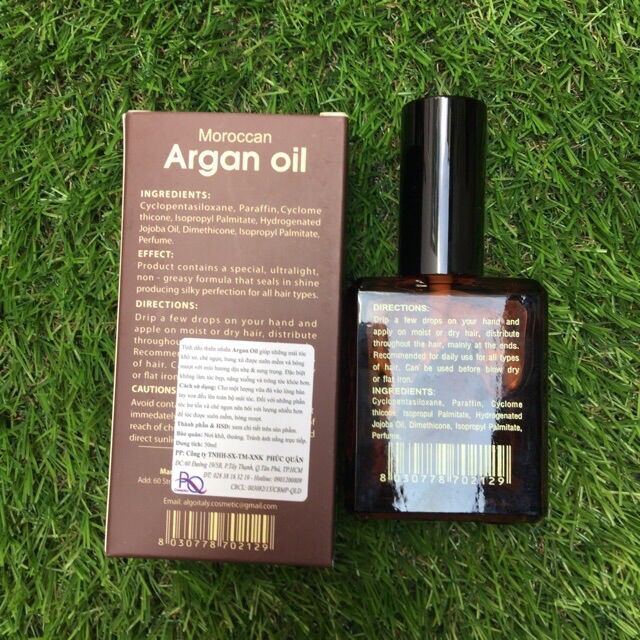 [HCM]TINH DẦU DƯỠNG TÓC ALGO ARGAN OIL 50ml