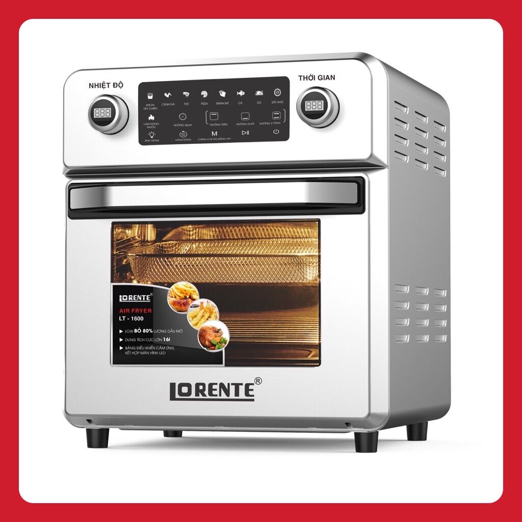 Nồi chiên không dầu 16L Lorente LT-1600