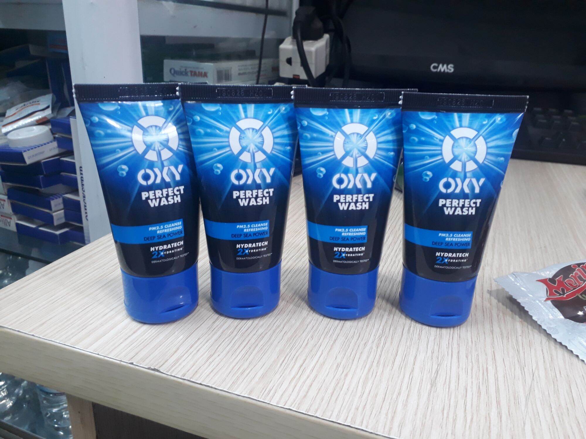 combo 4 tuýp sữa rửa mặt oxy perfect 25g