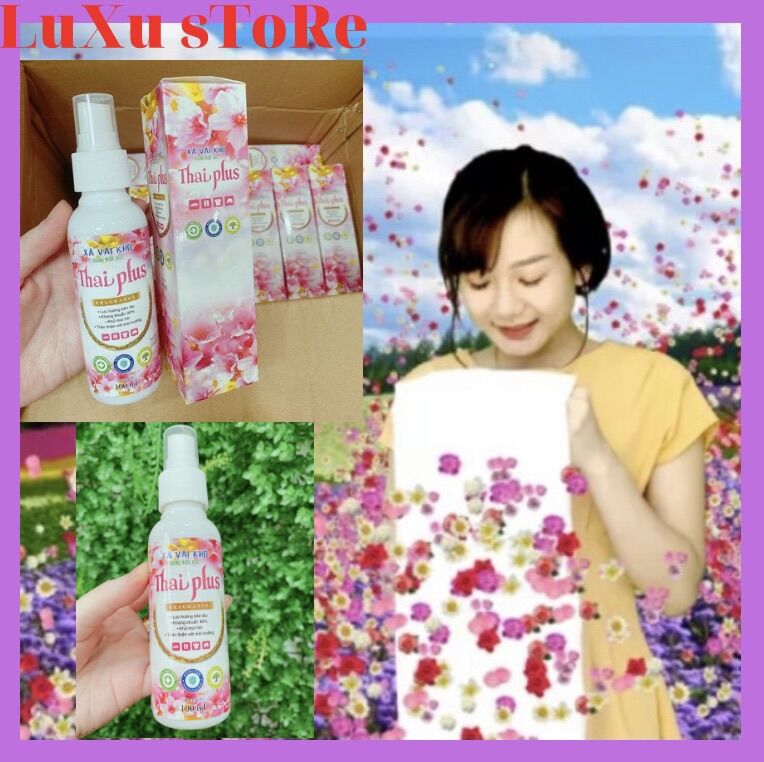 Xả vải khô thai plus 100ml, kháng khuần 90%, khử mùi hôi, hương thơm dễ chịu