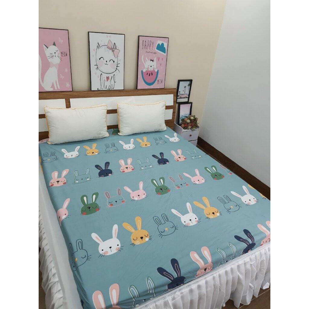Ga chống thấm CHẤT LIỆU COTTON  POLY  1M8*2M nằm trực tiếp